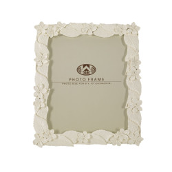 Cadre photo Feuille crème – 26 × 2 × 30,7 cm