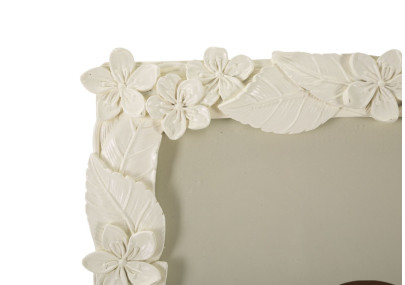 Cadre photo Feuille crème – 26 × 2 × 30,7 cm