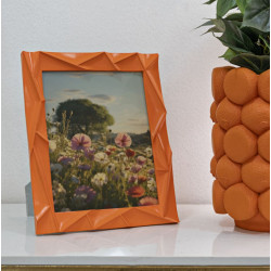 Cadre photo Orange – 25,8 × 2 × 31 cm (format intérieur : 20 × 25 cm)