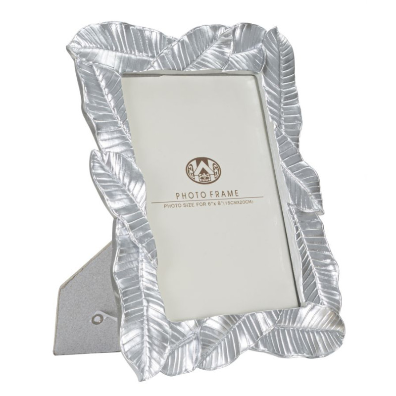 Cadre photo Lefy argent – 23 × 2,5 × 27,5 cm (dimension intérieure : 15 × 20 cm)