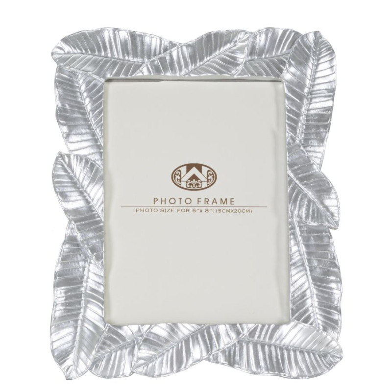 Cadre photo Lefy argent – 23 × 2,5 × 27,5 cm (dimension intérieure : 15 × 20 cm)