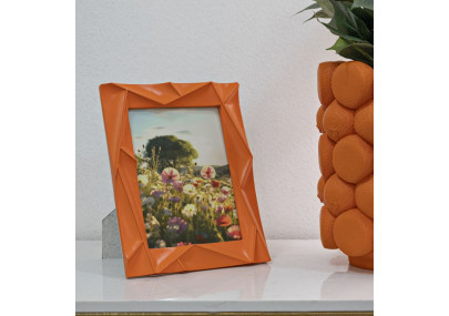 Cadre photo Orange – 20,8 × 2 × 26 cm (format intérieur : 15 × 20 cm)