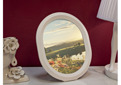 Cadre photo Ovale – 25 × 2 × 30 cm (format intérieur : 20 × 25 cm)