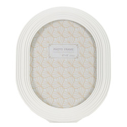 Cadre photo Ovale – 20 × 2 × 25 cm (format intérieur : 15 × 20 cm)