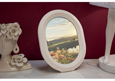 Cadre photo Ovale – 20 × 2 × 25 cm (format intérieur : 15 × 20 cm)