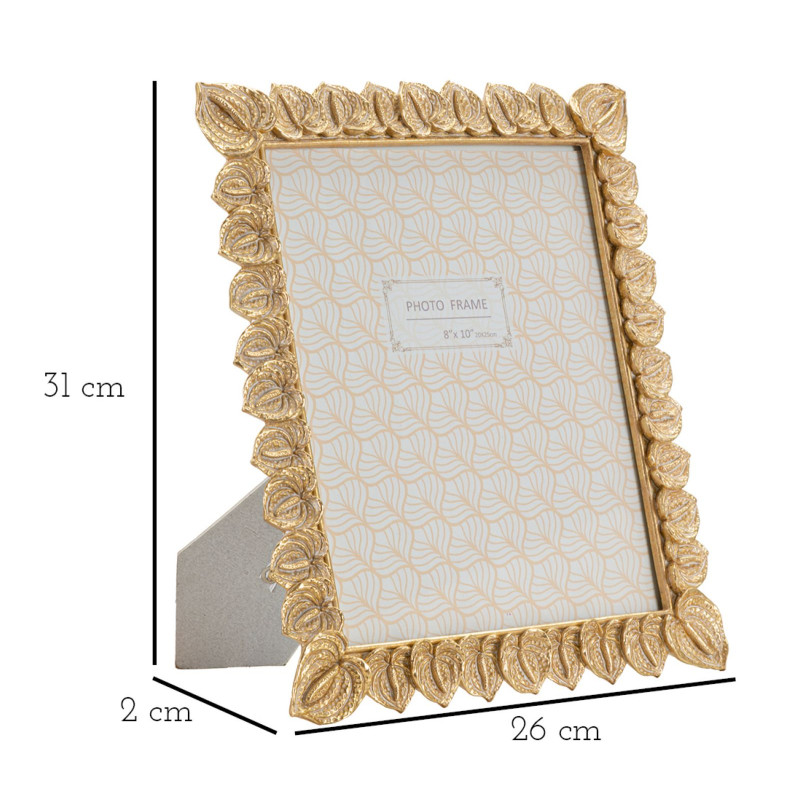 Cadre photo Anthurium – 26 × 2 × 31 cm (format intérieur : 20 × 25 cm)