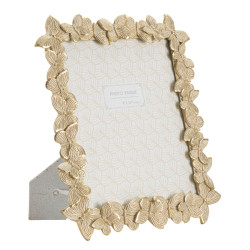 Cadre photo Farfalle gold – 27,5 × 2,6 × 32,5 cm (format intérieur : 20 × 25 cm)