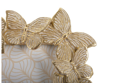 Cadre photo Farfalle gold – 22,3 × 2,3 × 27,8 cm (format intérieur : 15 × 20 cm)