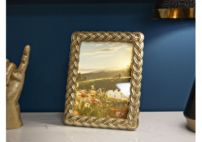 Cadre photo Corde – 19 × 2 × 24,5 cm (format intérieur : 15 × 20 cm)