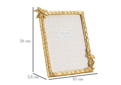 Cadre photo Flamant rose – 30 × 2,8 × 26 cm (format intérieur : 20 × 25 cm)