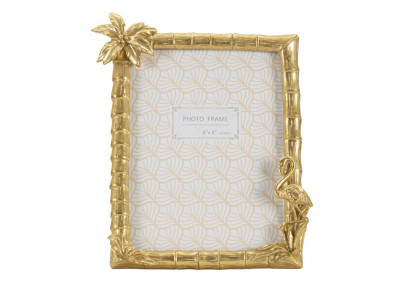 Cadre photo Flamant rose – 25 × 2,8 × 21 cm (format intérieur : 15 × 20 cm)