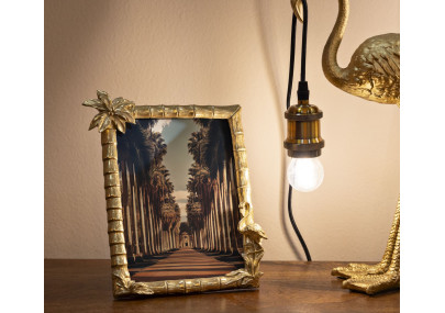 Cadre photo Flamant rose – 25 × 2,8 × 21 cm (format intérieur : 15 × 20 cm)