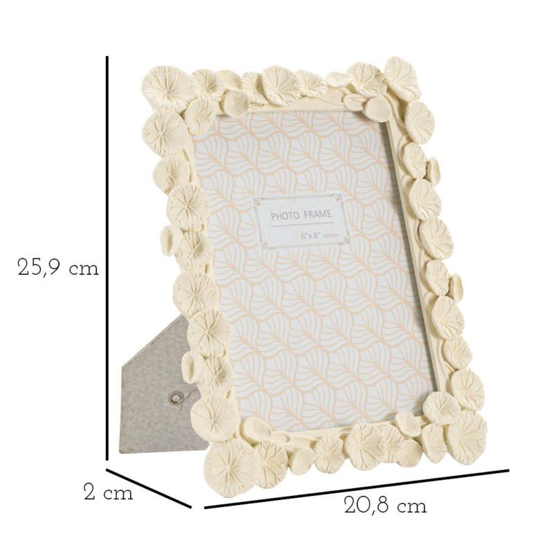 Cadre photo Lotus – 20,8 × 2 × 25,9 cm (format intérieur : 15 × 20 cm)