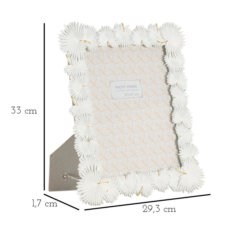 Cadre photo Feuille de palmier – 28,5 × 1,7 × 33 cm (format intérieur : 20 × 25 cm)