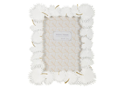 Cadre photo Feuille de palmier – 22,7 × 1,5 × 28 cm (format intérieur : 15 × 20 cm)