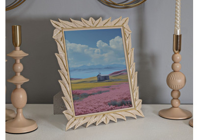 Cadre photo Feuilleté – 27 × 2 × 32,3 cm (dimension intérieure : 20 × 25 cm)