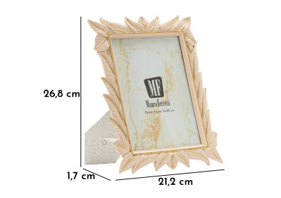 Cadre photo Feuilleté – 21,2 × 1,7 × 26,8 cm (dimension intérieure : 15 × 20 cm)