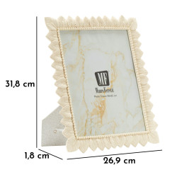 Cadre photo Feuille lumière – 26,9 × 1,8 × 31,8 cm (dimension intérieure : 20 × 25 cm)