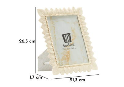 Cadre photo Feuille lumière – 21,3 × 1,7 × 26,5 cm (dimension intérieure : 15 × 20 cm)