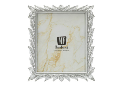 Cadre photo Leavy argent – 27 × 2 × 32,3 cm (dimension intérieure : 20 × 25 cm)