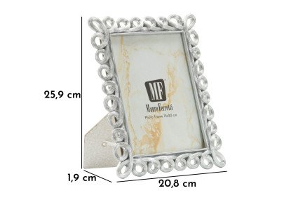 Cadre photo Creux – 20,8 × 1,9 × 25,9 cm (dimension intérieure : 15 × 20 cm)