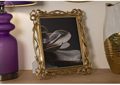 Cadre photo Nœud – 29 × 2,4 × 33,6 cm (dimension intérieure : 20 × 25 cm)