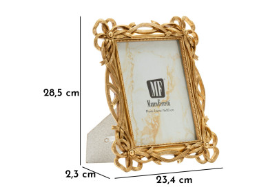 Cadre photo Nœud – 23,4 × 2,3 × 28,5 cm (dimension intérieure : 15 × 20 cm)