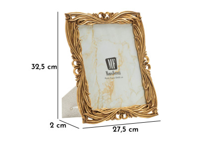 Cadre photo Baroque – 27,5 × 2 × 32,5 cm (dimension intérieure : 20 × 25 cm)