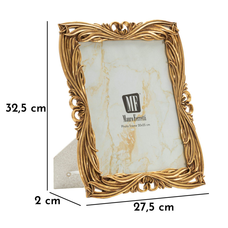 Cadre photo Baroque – 27,5 × 2 × 32,5 cm (dimension intérieure : 20 × 25 cm)