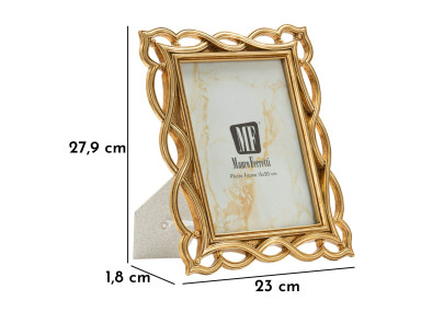 Cadre photo Wave – 23 × 1,8 × 27,9 cm (dimension intérieure : 15 × 20 cm)