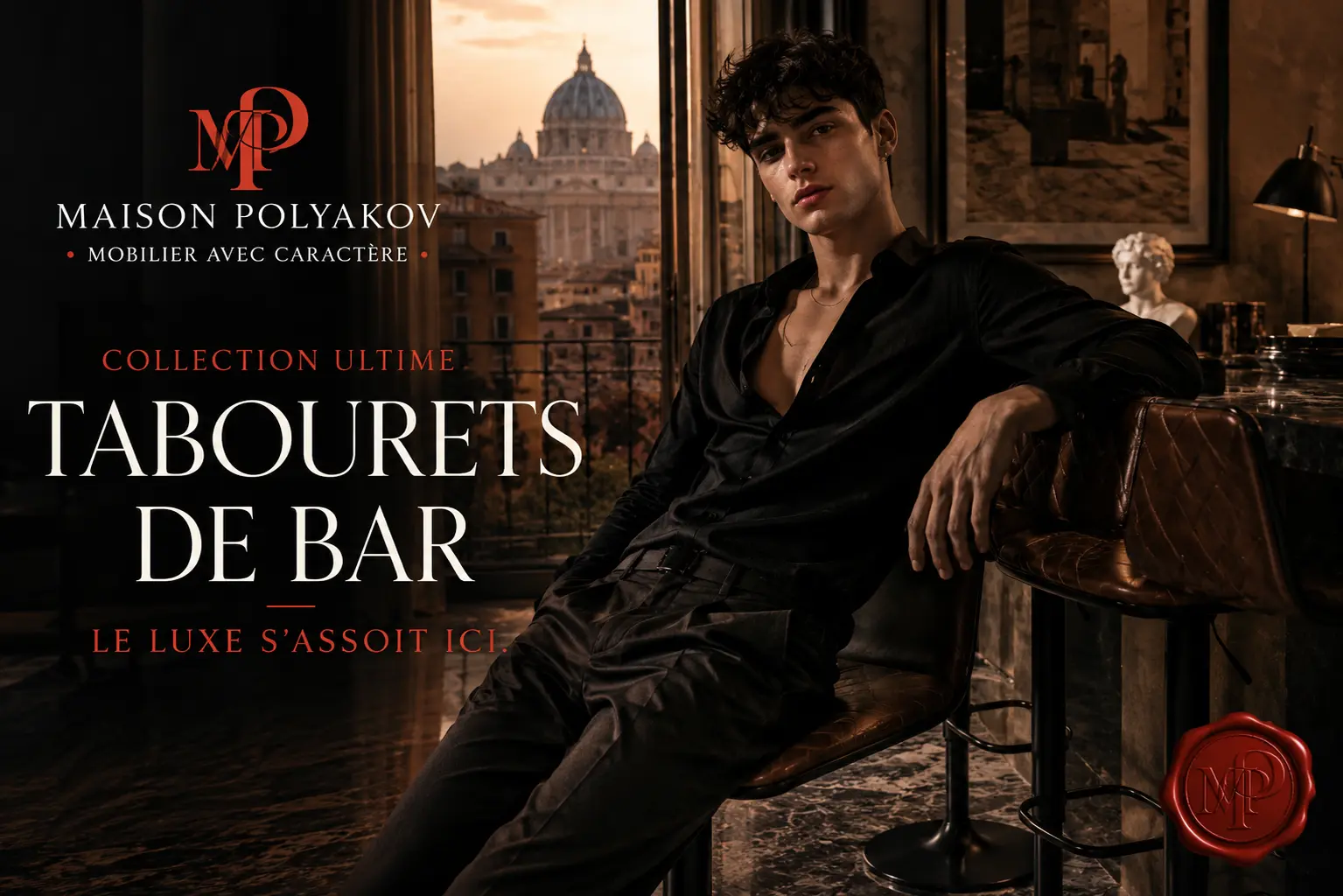 Tabourets de bar slider