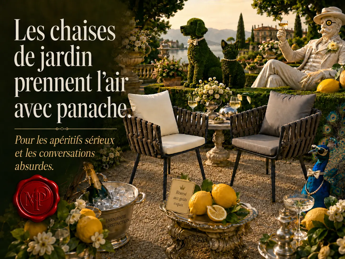 CHAISES DE JARDIN