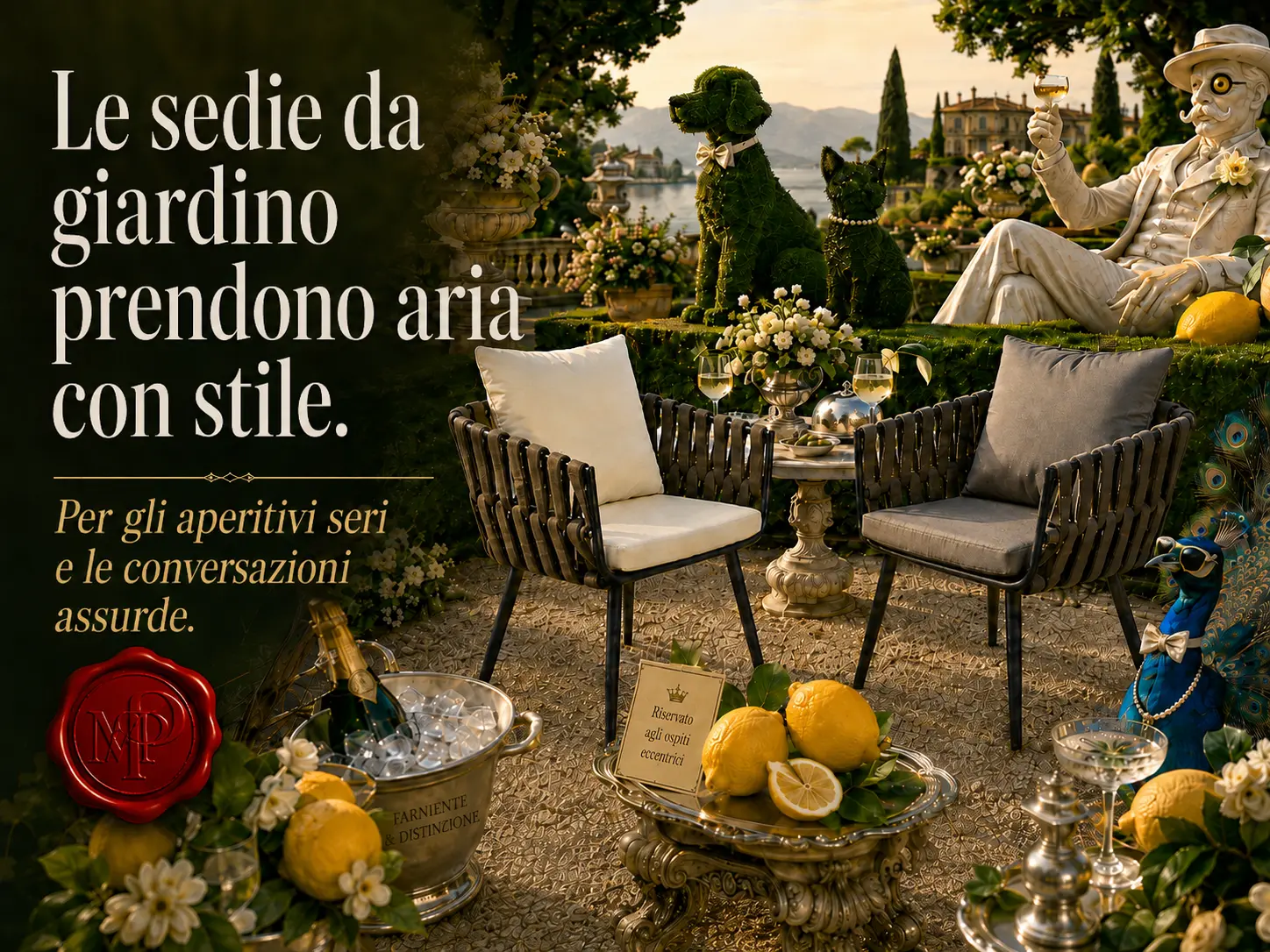Sedie da giardino