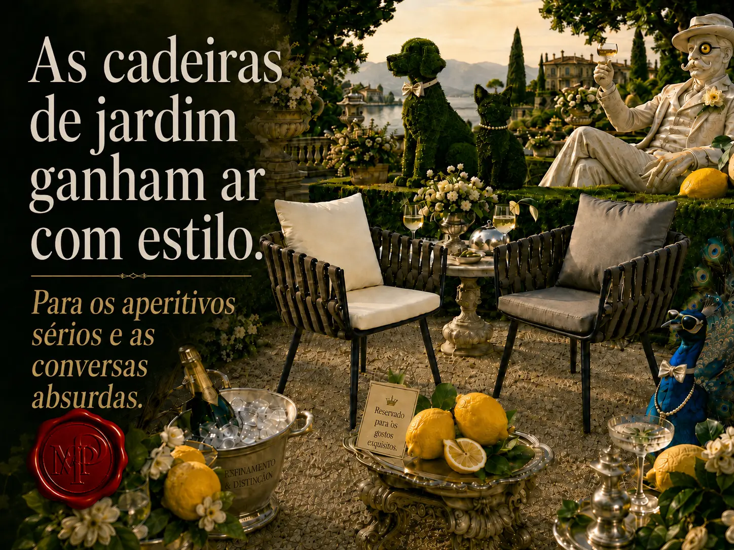 Cadeiras de jardim